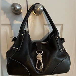 Dooney & Burke Vintage Brown Medium OGO Lock Satchel bag